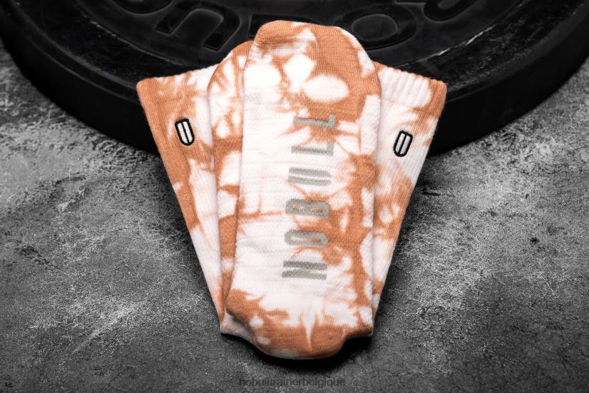 NOBULL chaussettes ras du cou (tie-dye) blanc & corail88R8PT2933