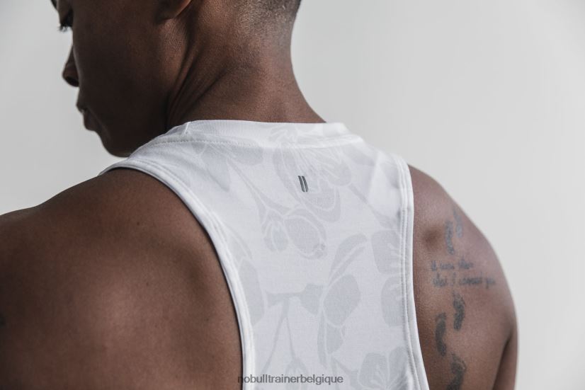 NOBULL débardeur col montant femme (fleur de cerisier) blanc88R8PT1805