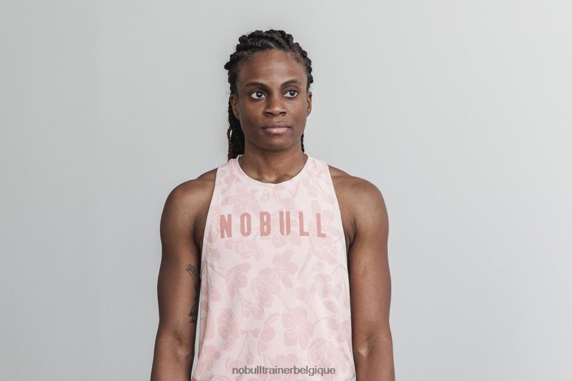 NOBULL débardeur col montant femme (fleur de cerisier) dusty88R8PT1803