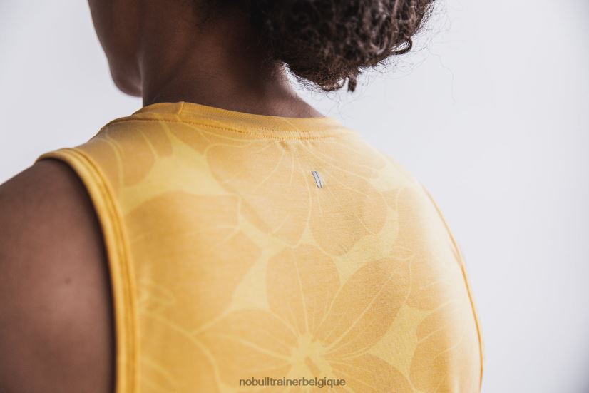 NOBULL débardeur musculaire femme (hibiscus) vintage88R8PT1799