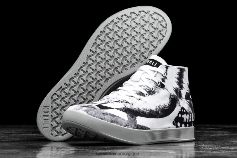 NOBULL baskets mi-hautes en toile pour femme Artists88R8PT1524