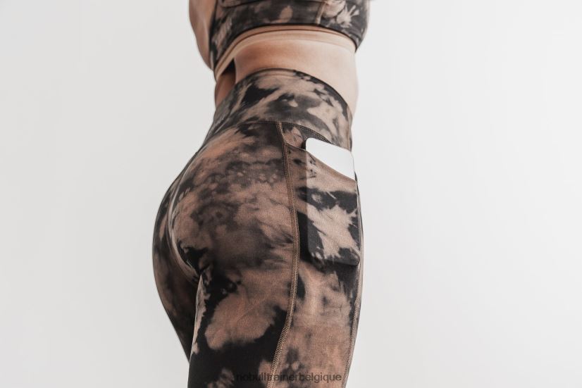 NOBULL Collant taille haute à poches 7/8 (tie-dye) caramel88R8PT2045