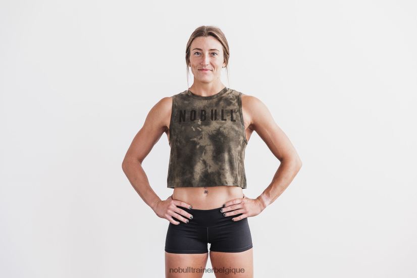 NOBULL armée de réservoir musculaire pour femmes (tie-dye)88R8PT2054