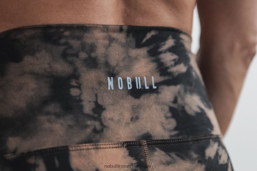 NOBULL collant taille haute (tie-dye) caramel et noir88R8PT2636