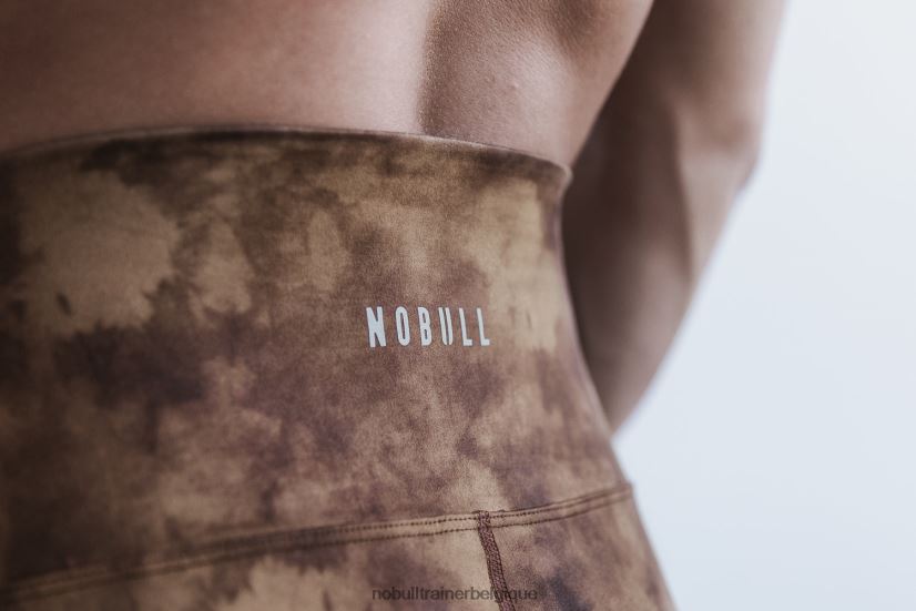 NOBULL crop taille haute (tie-dye) caramel et marron88R8PT2654