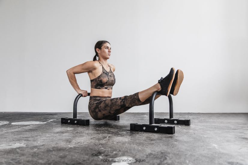 NOBULL crop taille haute (tie-dye) caramel et noir88R8PT2650