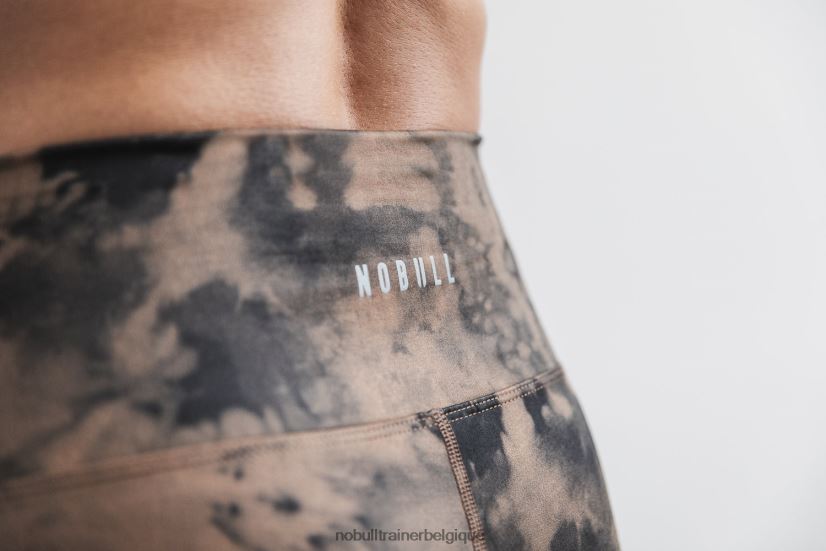 NOBULL crop taille haute (tie-dye) caramel et noir88R8PT2650