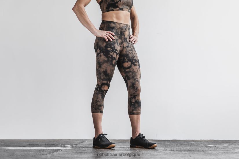 NOBULL crop taille haute (tie-dye) caramel et noir88R8PT2650