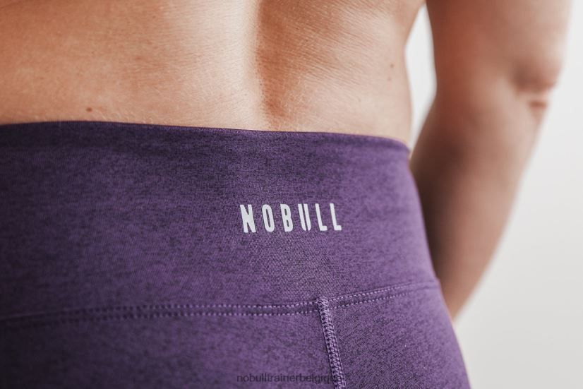 NOBULL crop taille mi-haute (peluche chiné) foncé88R8PT2589