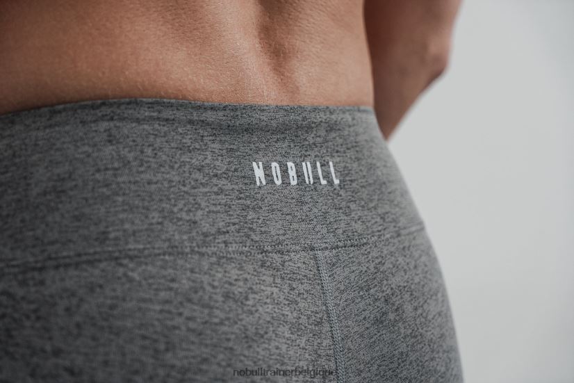 NOBULL crop taille mi-haute (peluche chiné) gris88R8PT2592