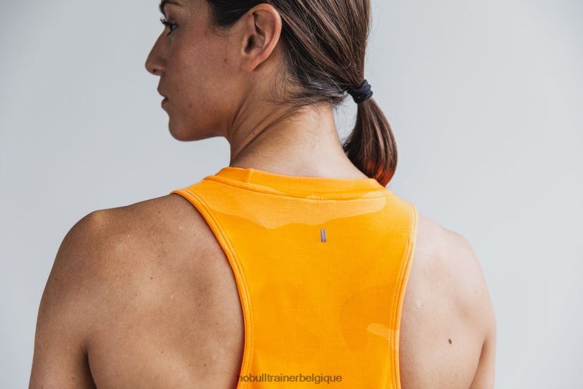 NOBULL débardeur col montant femme (camouflage fluo) orange88R8PT2573
