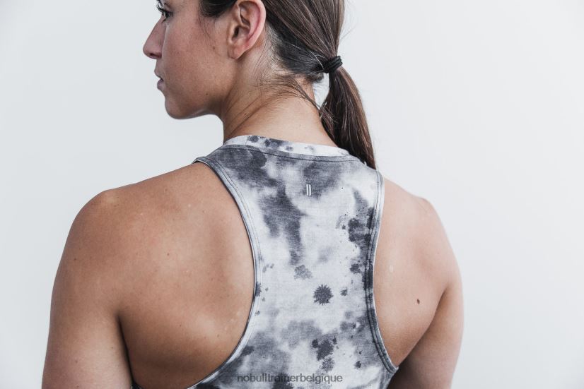 NOBULL débardeur col montant femme (dip-dye) blanc & noir88R8PT2645