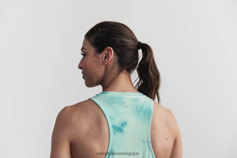 NOBULL débardeur col montant femme (tie-dye) vanille & aqua88R8PT2015
