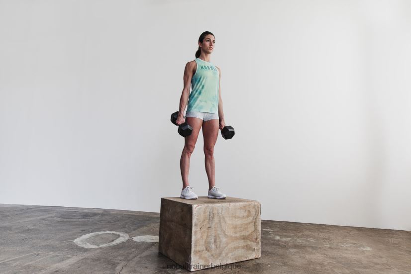 NOBULL débardeur col montant femme (tie-dye) vanille & aqua88R8PT2015