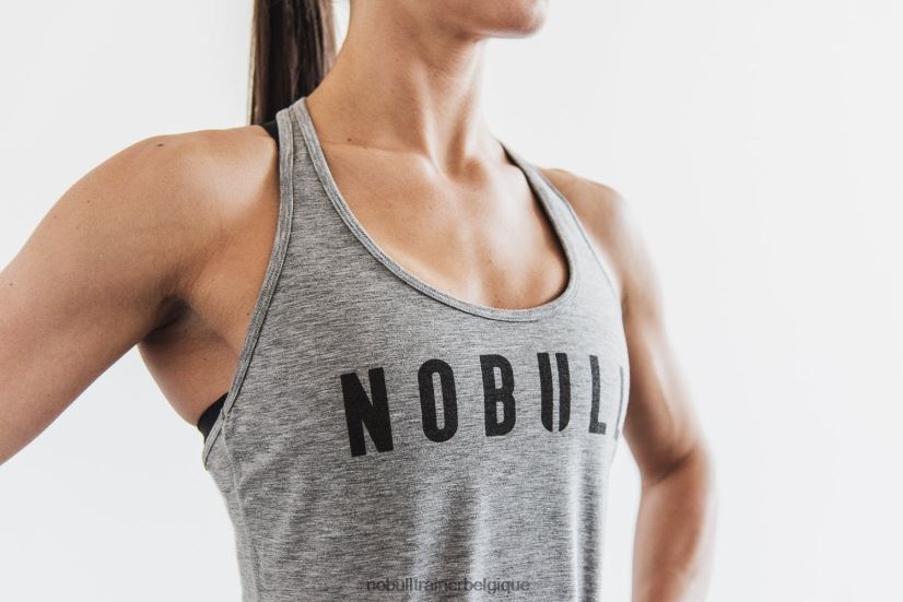 NOBULL débardeur dos nageur femme (couleurs classiques) gris88R8PT2398