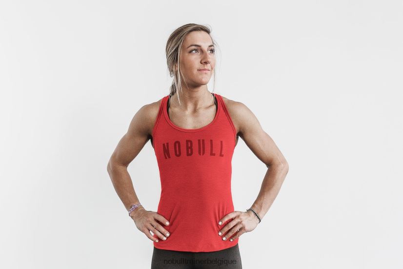 NOBULL débardeur dos nageur femme (couleurs vives) rouge88R8PT2670