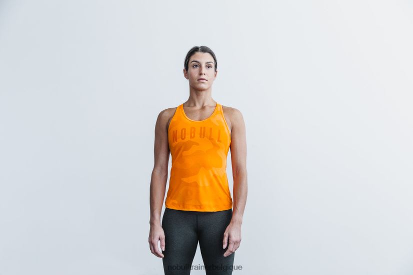 NOBULL débardeur dos nageur pour femme (camouflage néon) orange88R8PT2575