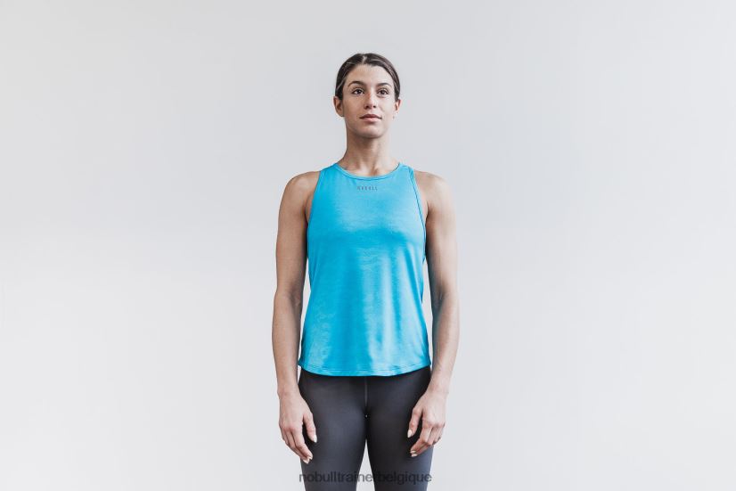 NOBULL débardeur léger texturé pour femme (camouflage néon) bleu88R8PT2471