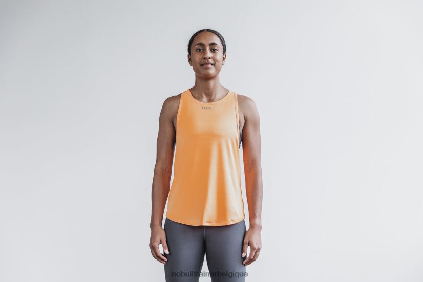NOBULL débardeur léger texturé pour femme (camouflage néon) orange88R8PT2472