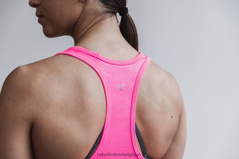 NOBULL débardeur léger texturé pour femme (camouflage néon) rose88R8PT2470