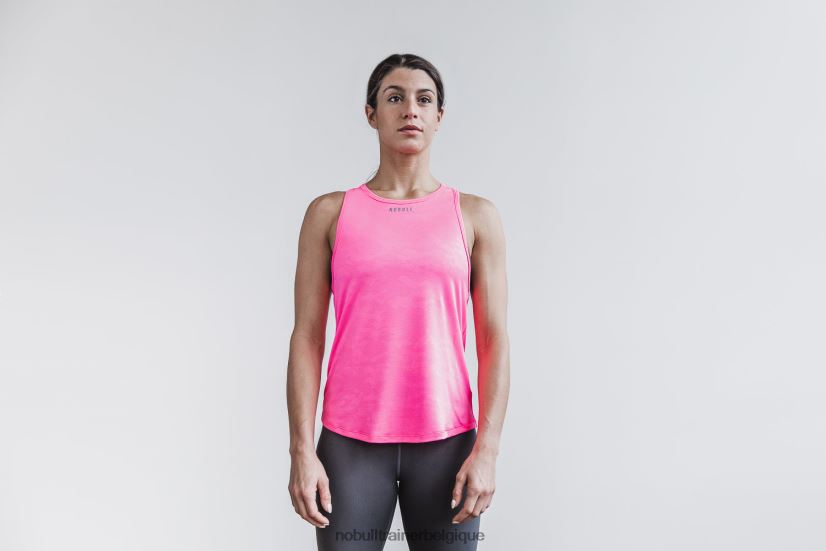 NOBULL débardeur léger texturé pour femme (camouflage néon) rose88R8PT2470