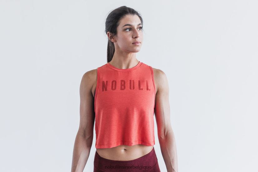 NOBULL débardeur muscle femme (couleurs vives) rouge88R8PT2326