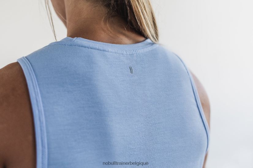NOBULL débardeur musculaire femme (couleurs vives) bleu88R8PT2337