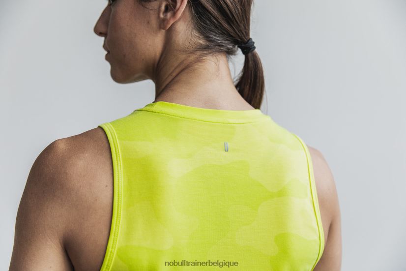 NOBULL débardeur musculaire pour femme (camouflage néon) jaune88R8PT2567