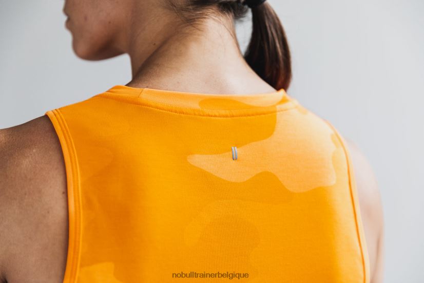 NOBULL débardeur musculaire pour femme (camouflage néon) orange88R8PT2569