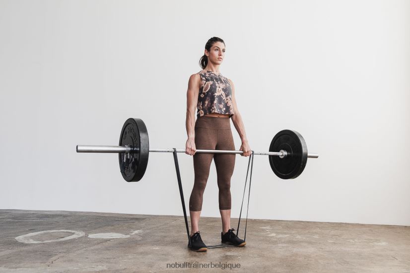 NOBULL débardeur musculaire pour femme (tie-dye) beige et noir88R8PT2060