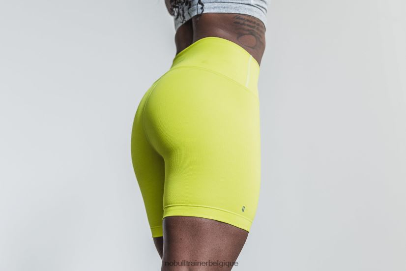 NOBULL short taille haute 6 (côte fluo) jaune88R8PT2503