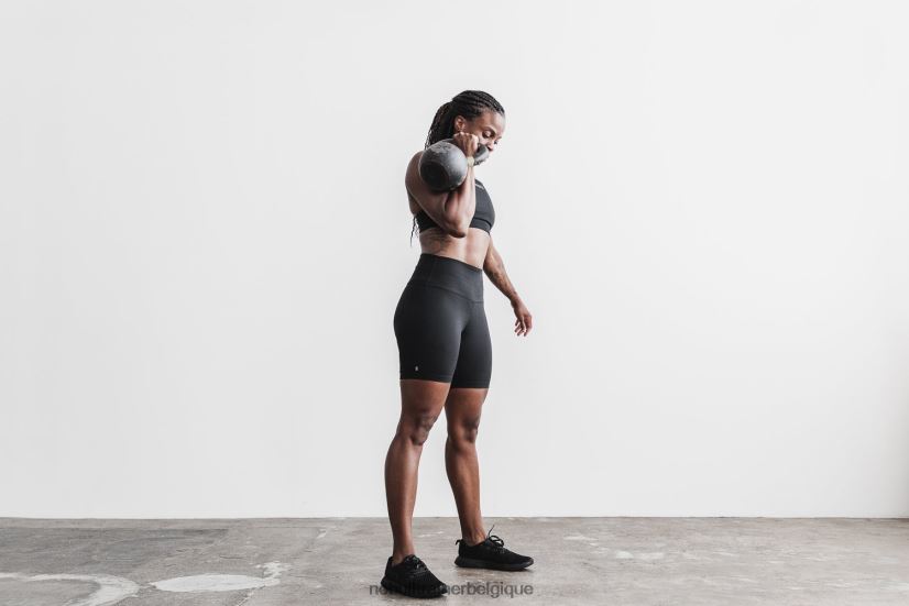 NOBULL short taille haute 6 (mat) noir88R8PT1989