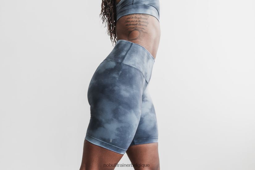 NOBULL short taille haute 6 (tie-dye) ardoise88R8PT2152