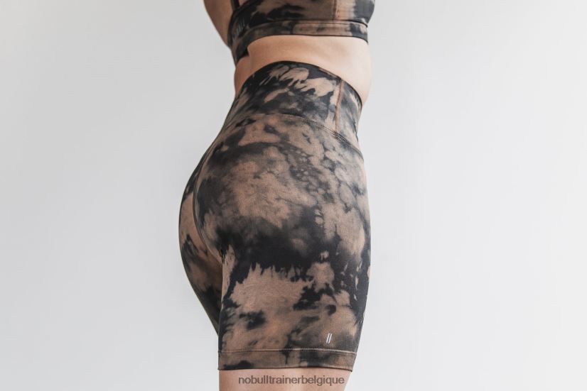NOBULL short taille haute 6 (tie-dye) caramel88R8PT2146