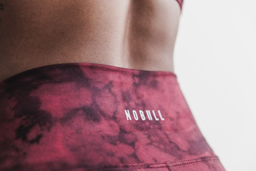 NOBULL short taille haute 6 (tie-dye) lave88R8PT2147