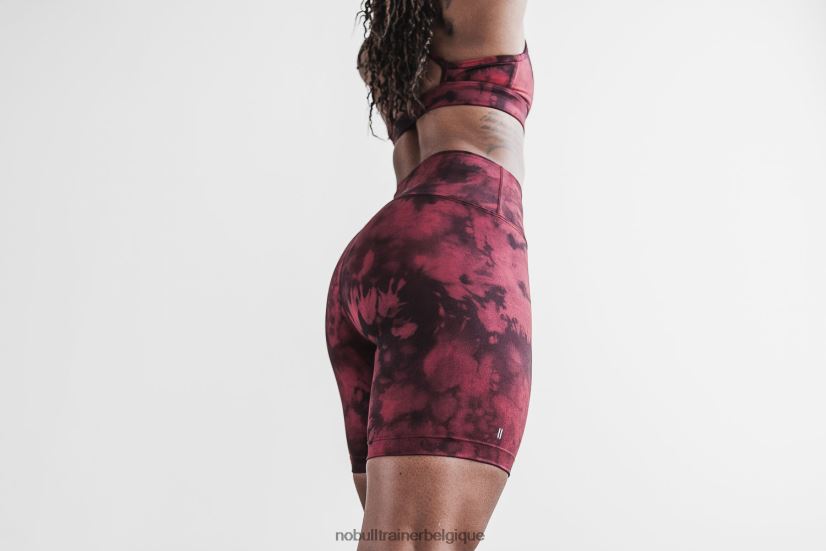 NOBULL short taille haute 6 (tie-dye) lave88R8PT2147