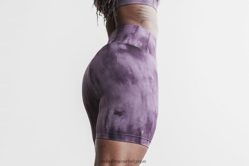NOBULL short taille haute 6 (tie-dye) morelle88R8PT2151