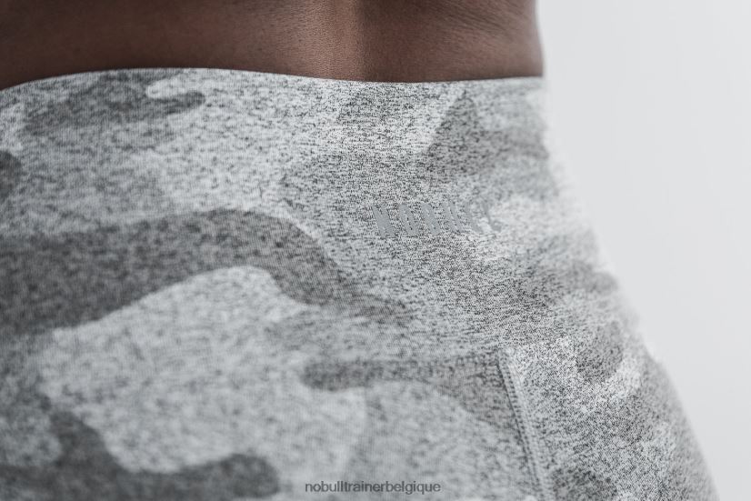 NOBULL short taille haute 8 (peluche chiné)88R8PT1932