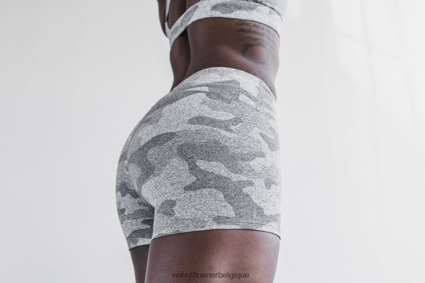 NOBULL short taille mi-haute 2 (peluche chiné)88R8PT2183