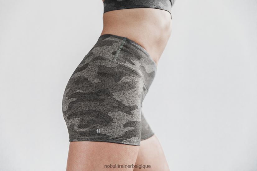 NOBULL short taille mi-haute 2 (peluche chiné)88R8PT2186