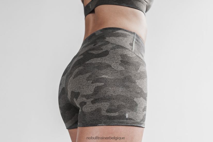 NOBULL short taille mi-haute 2 (peluche chiné)88R8PT2186