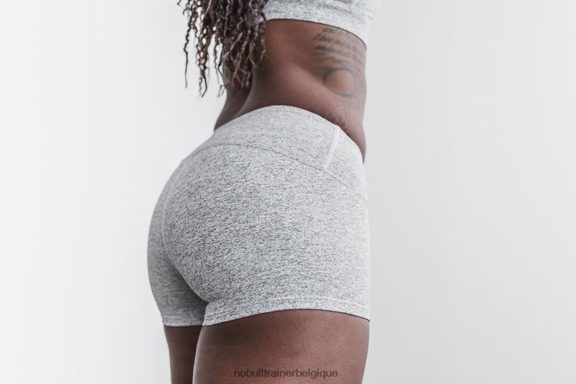 NOBULL short taille mi-haute 2 (peluche chiné)88R8PT2187