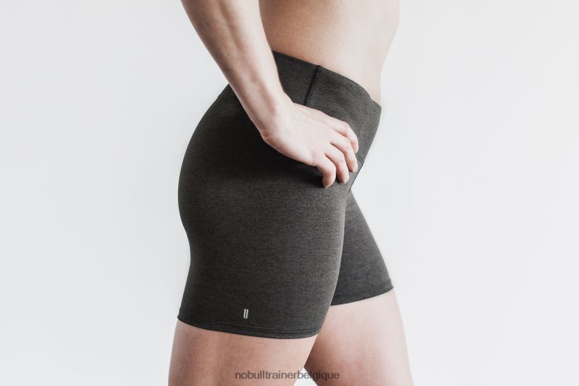 NOBULL short taille mi-haute 4 (peluche chiné)88R8PT1931
