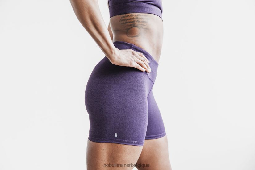 NOBULL short taille mi-haute 4 (peluche chiné) foncé88R8PT1924
