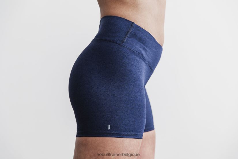 NOBULL short taille mi-haute 4 (peluche chiné) profond88R8PT1925