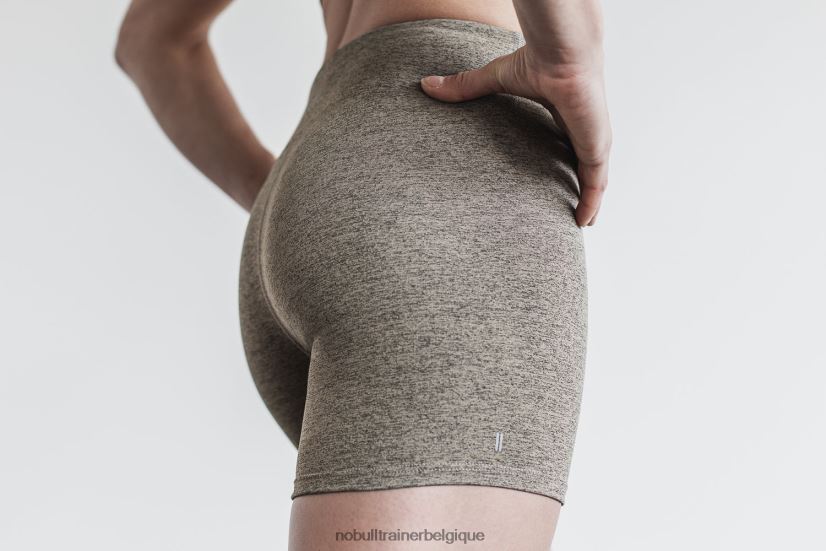 NOBULL short taille mi-haute 4 (peluche chiné) rock88R8PT1930