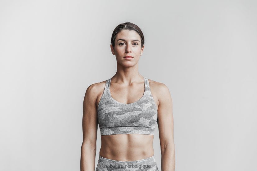 NOBULL soutien-gorge de sport Pace (peluche chiné)88R8PT1952
