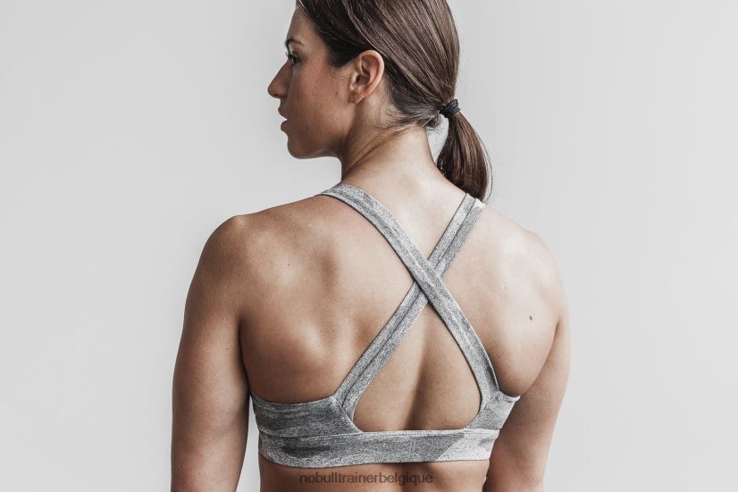 NOBULL soutien-gorge de sport Pace (peluche chiné)88R8PT1952