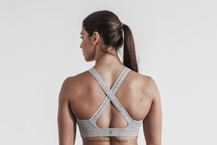 NOBULL soutien-gorge de sport Pace (peluche chiné)88R8PT1954
