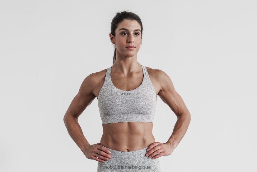NOBULL soutien-gorge de sport Pace (peluche chiné)88R8PT1954